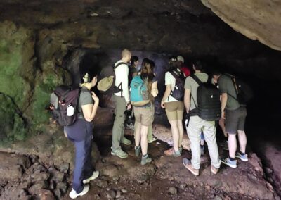 Guests Enjoying Ntondolo Cave in Machame