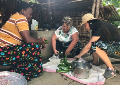 experiencing the local cooking