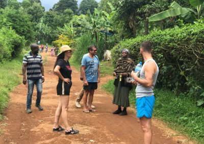 Our visitors greeting with local Tanzanian